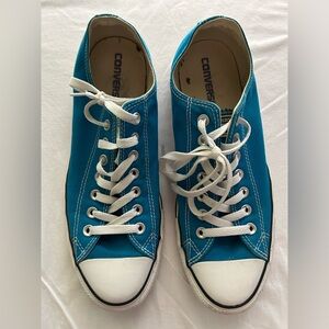 COPY - Bright Turquoise CT Converse, women’s size 11,  men’s size 9.